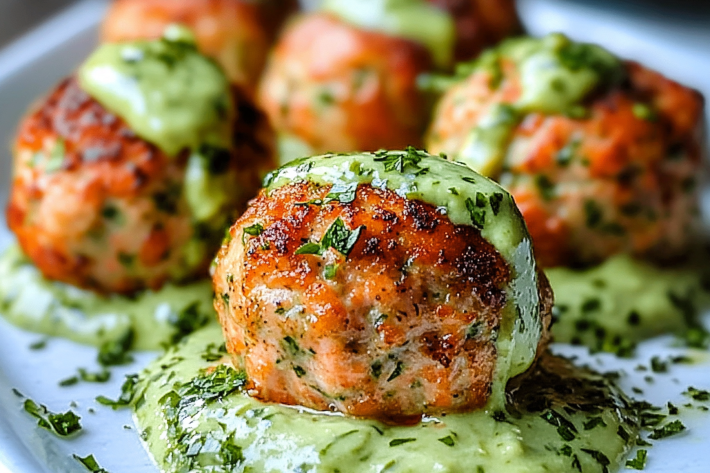Baked Salmon Meatballs