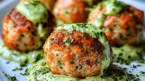 Baked Salmon Meatballs