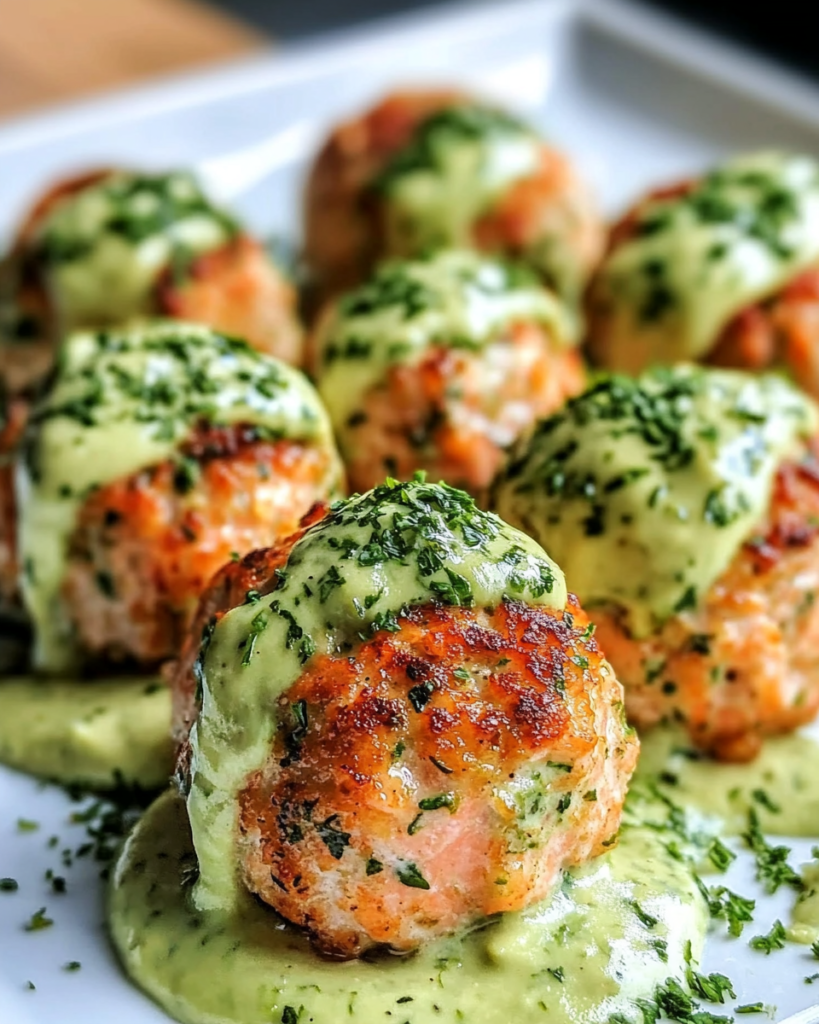 Baked Salmon Meatballs