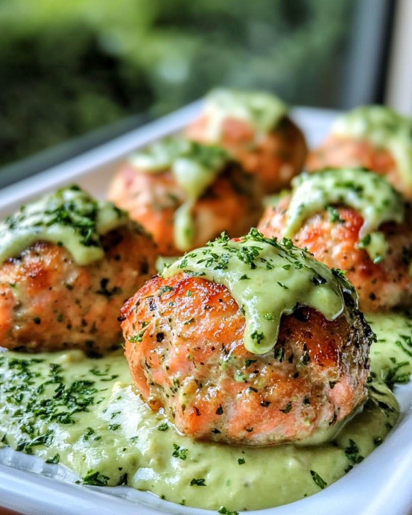 Baked Salmon Meatballs
