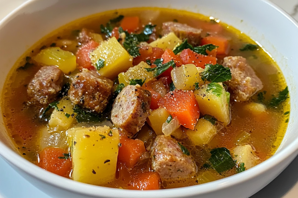 sausage and vegetable soup