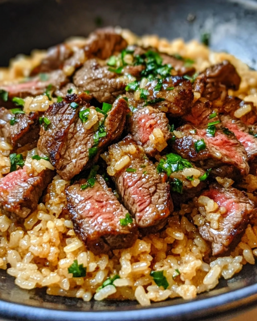 Garlic Butter Steak Fried Rice