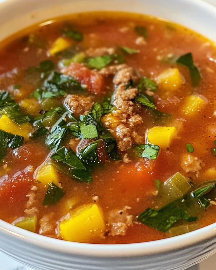 sausage and vegetable soup