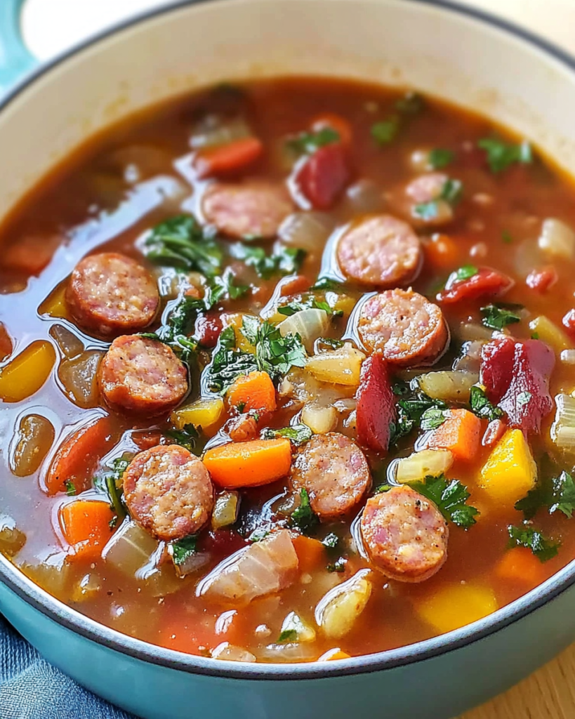 sausage and vegetable soup