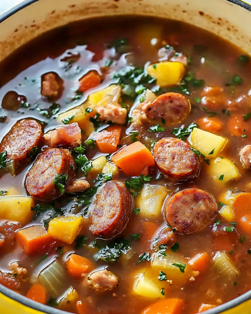 sausage and vegetable soup