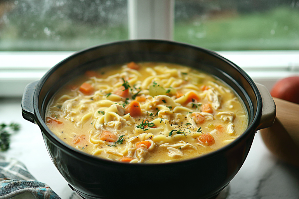 Crack Chicken Noodle Soup