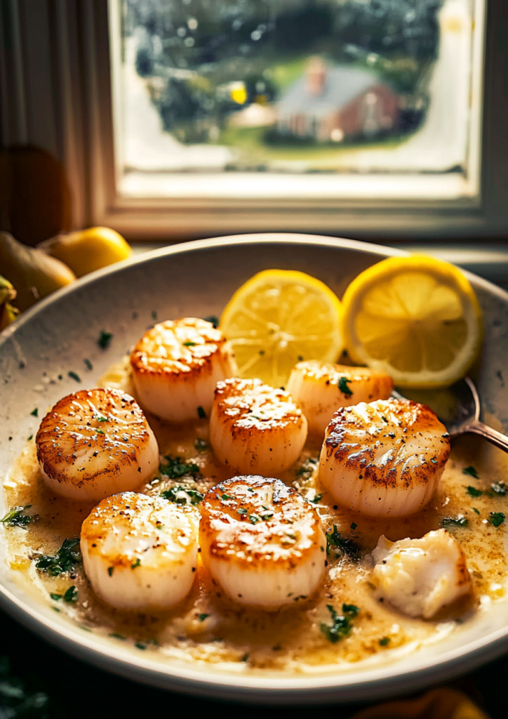 lemon butter scallops