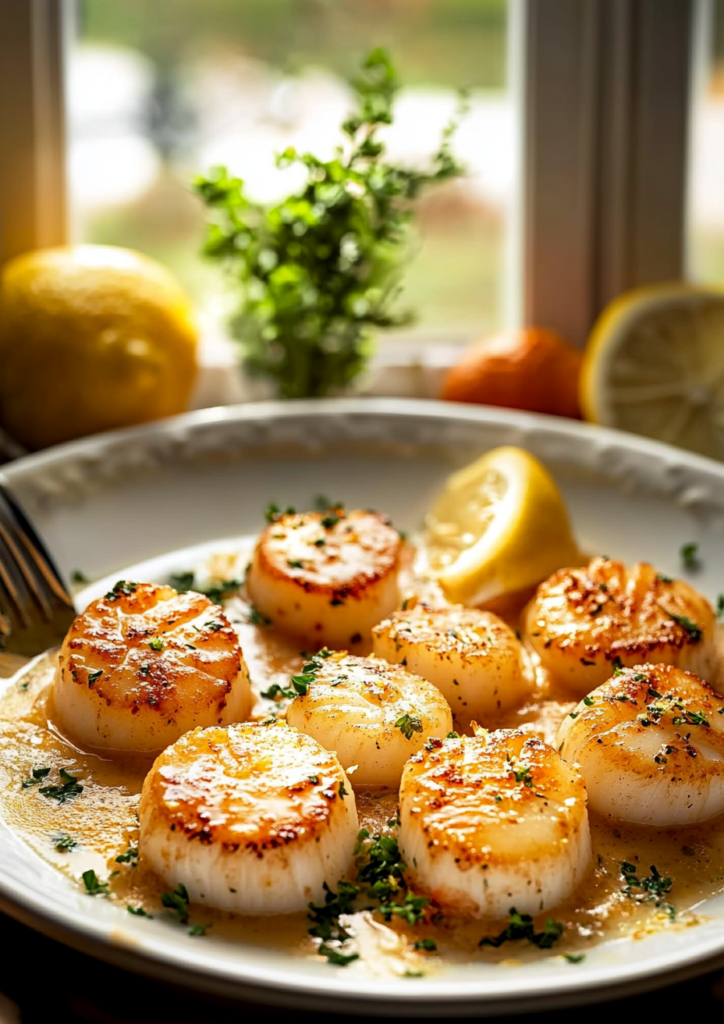 lemon butter scallops