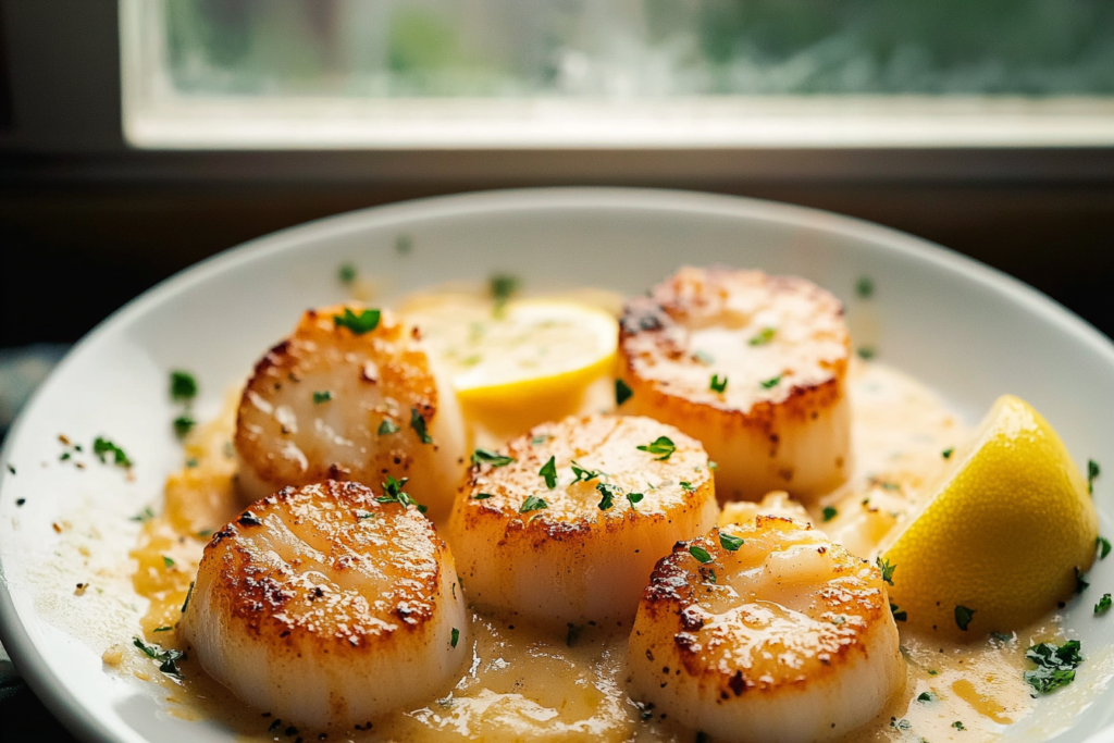 lemon butter scallops