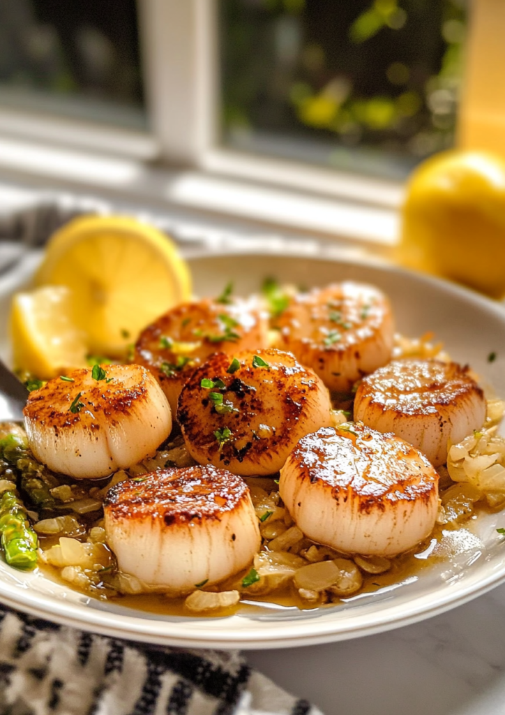 lemon butter scallops