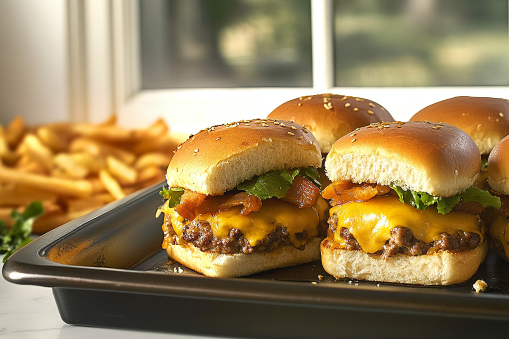 Cheeseburger sliders recipe