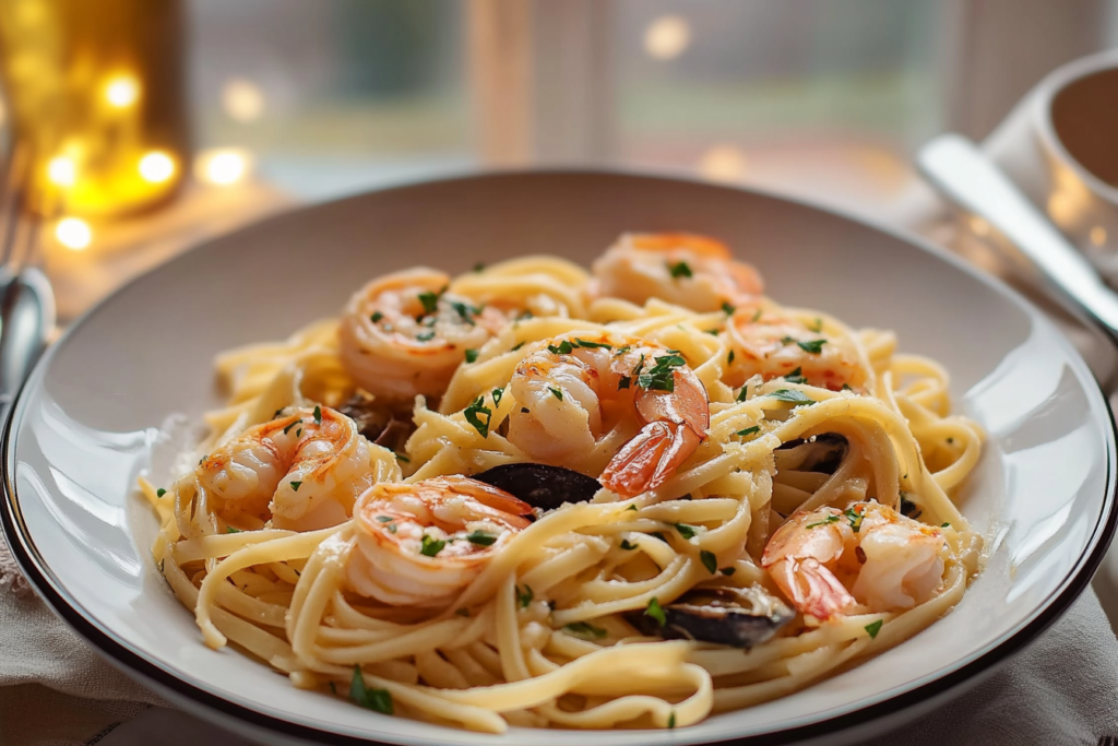 Seafood Linguine Recipe