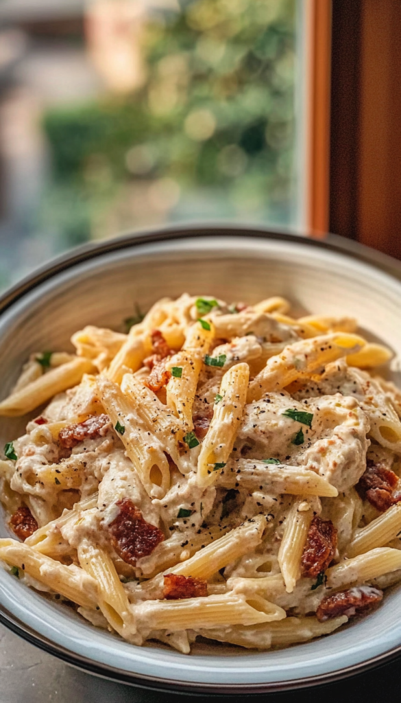 Smoked Cream Cheese Pasta