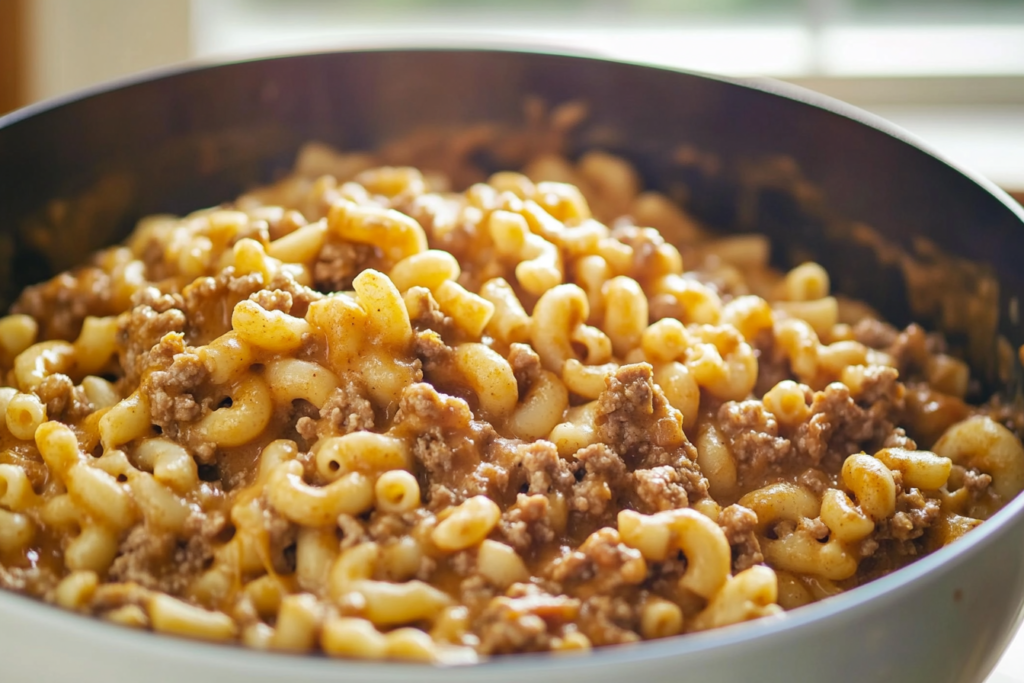 homemade hamburger helper