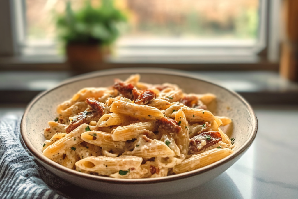 Smoked Cream Cheese Pasta