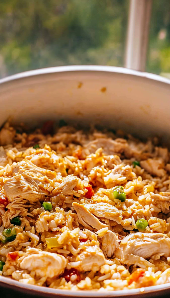 Crockpot Crack Chicken and Rice