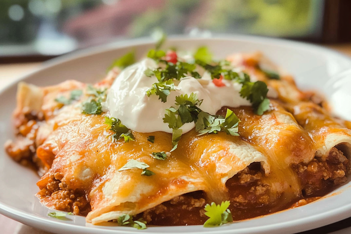 ground beef enchiladas