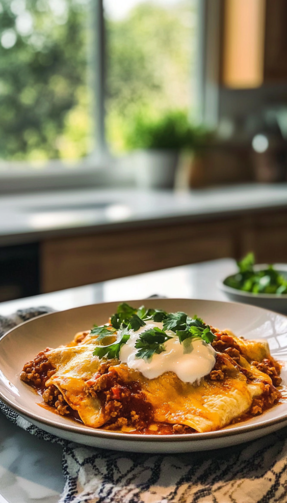 ground beef enchiladas