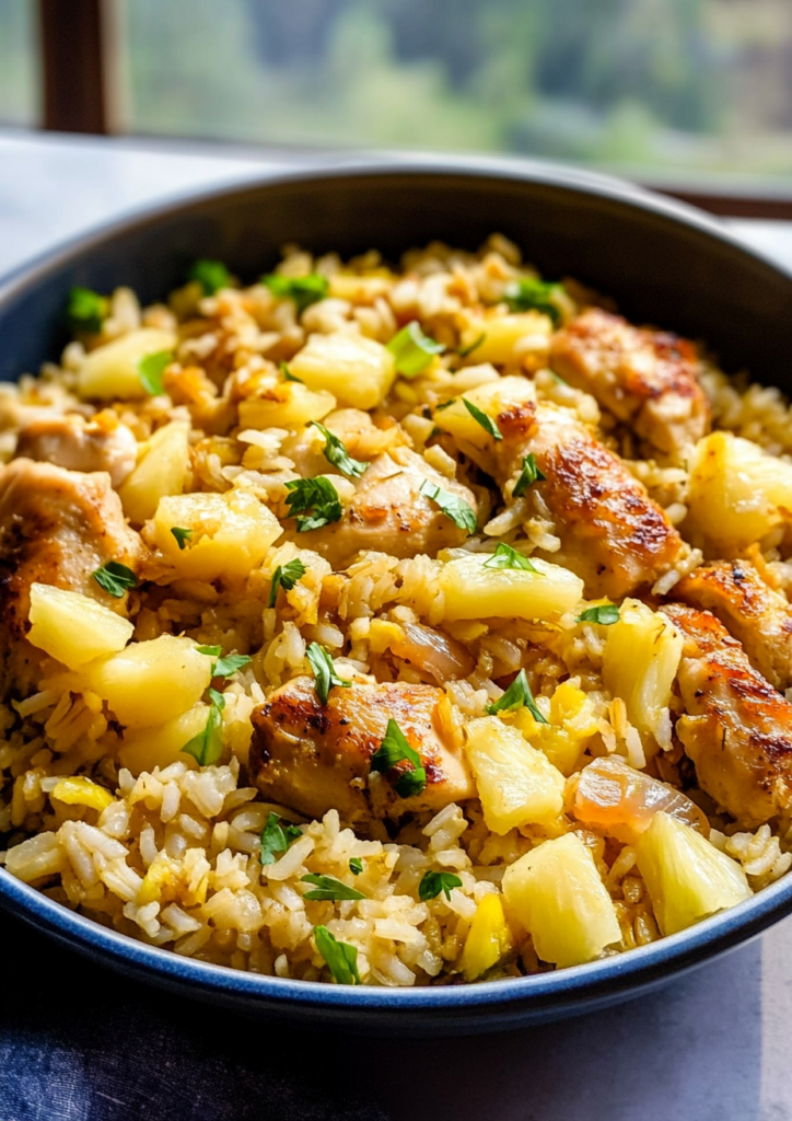 Pineapple Chicken and Rice