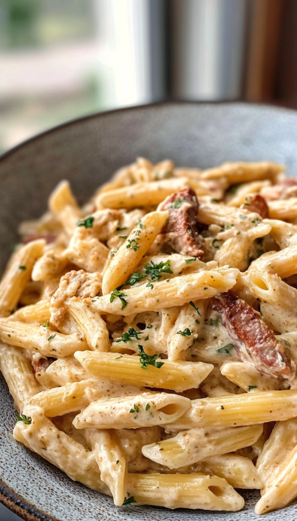 Smoked Cream Cheese Pasta