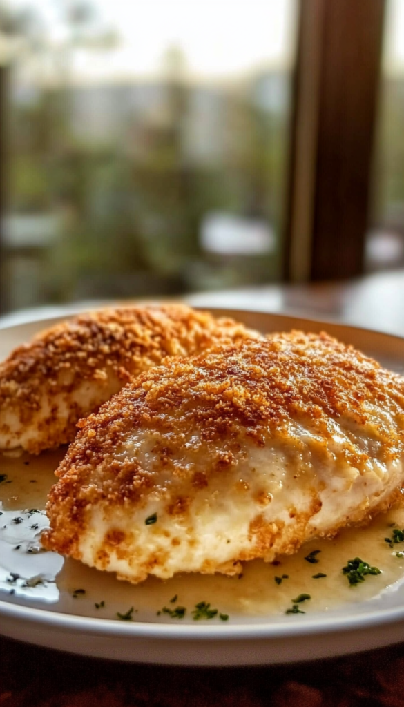 Longhorn Parmesan Crusted Chicken