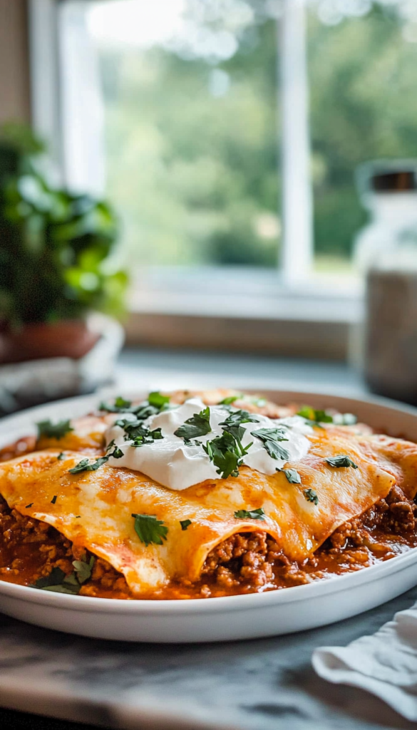 ground beef enchiladas