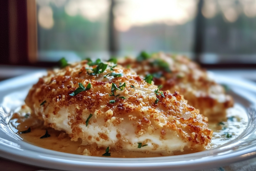 Longhorn Parmesan Crusted Chicken