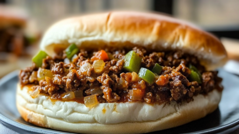 Philly Cheesesteak Sloppy Joes