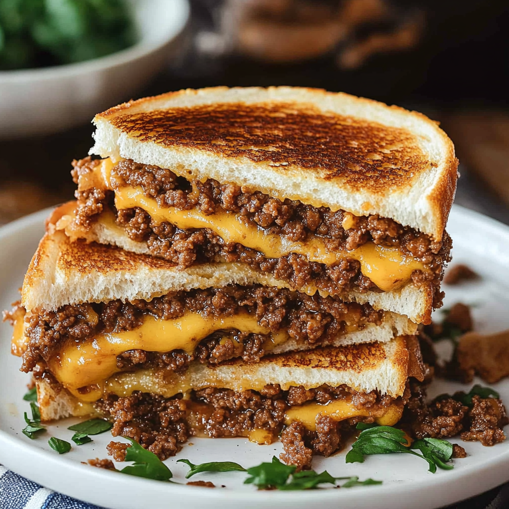 Grilled Cheese Sloppy Joes