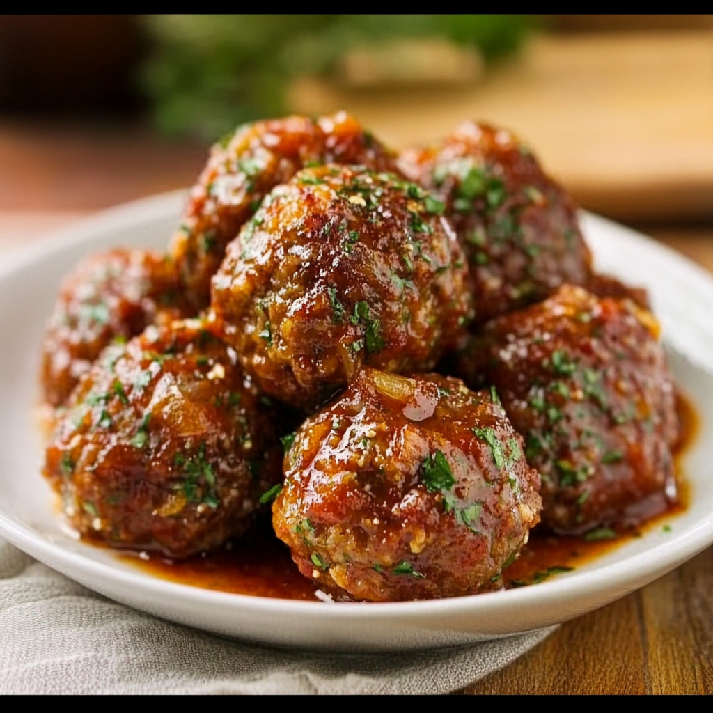 Smoked Italian Meatballs