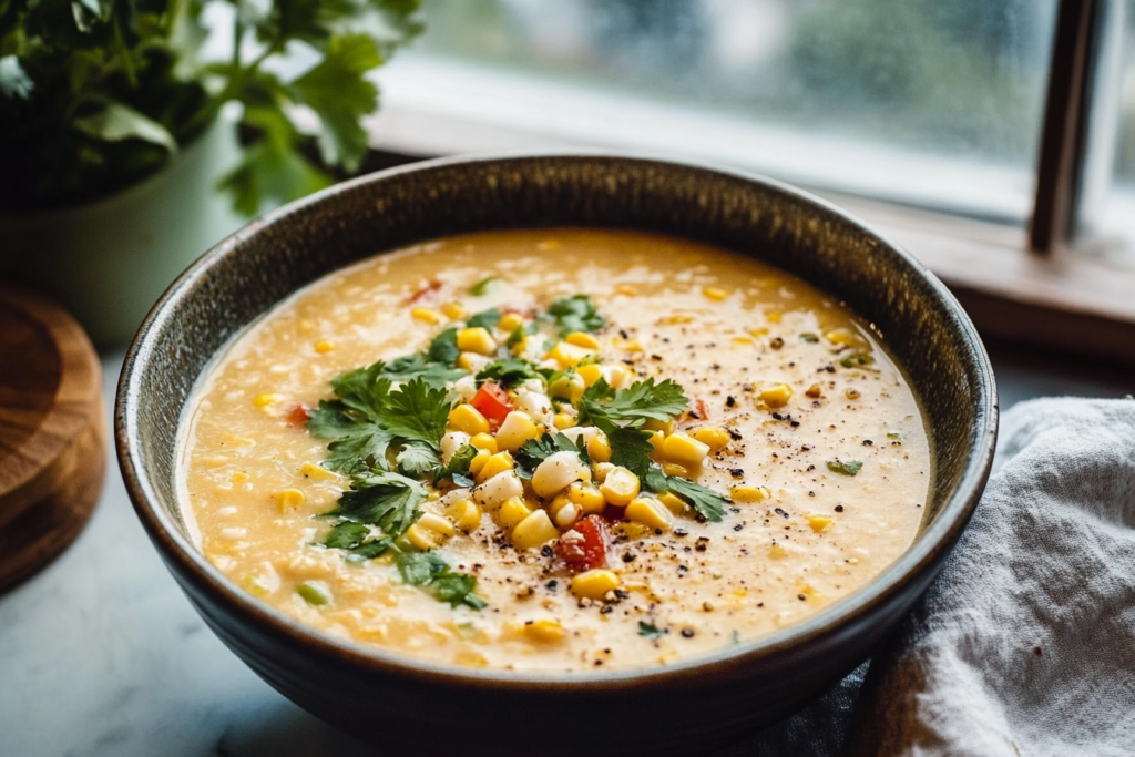 Mexican Street Corn Soup