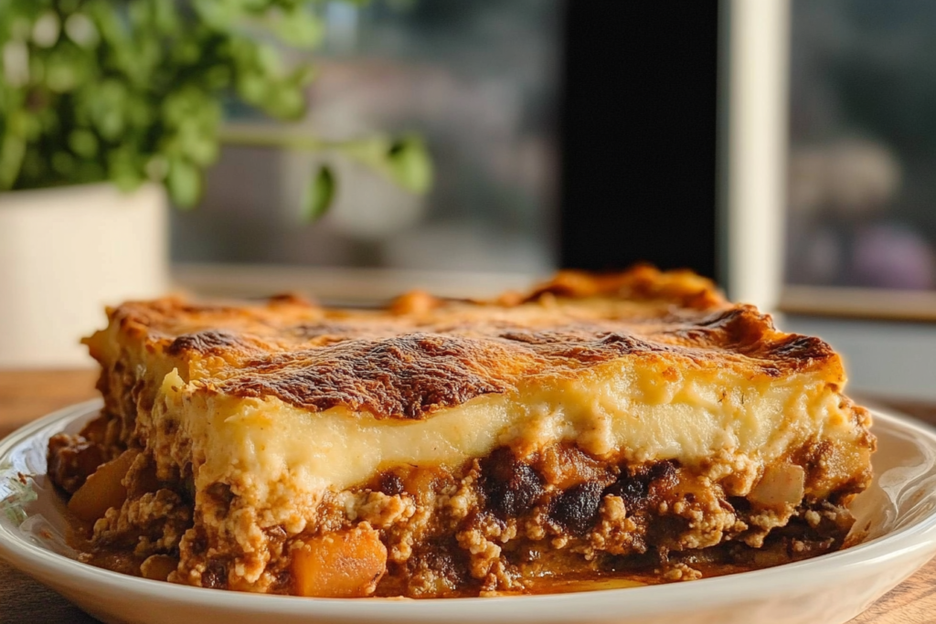 Sweet Potato Greek Moussaka