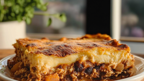 Sweet Potato Greek Moussaka