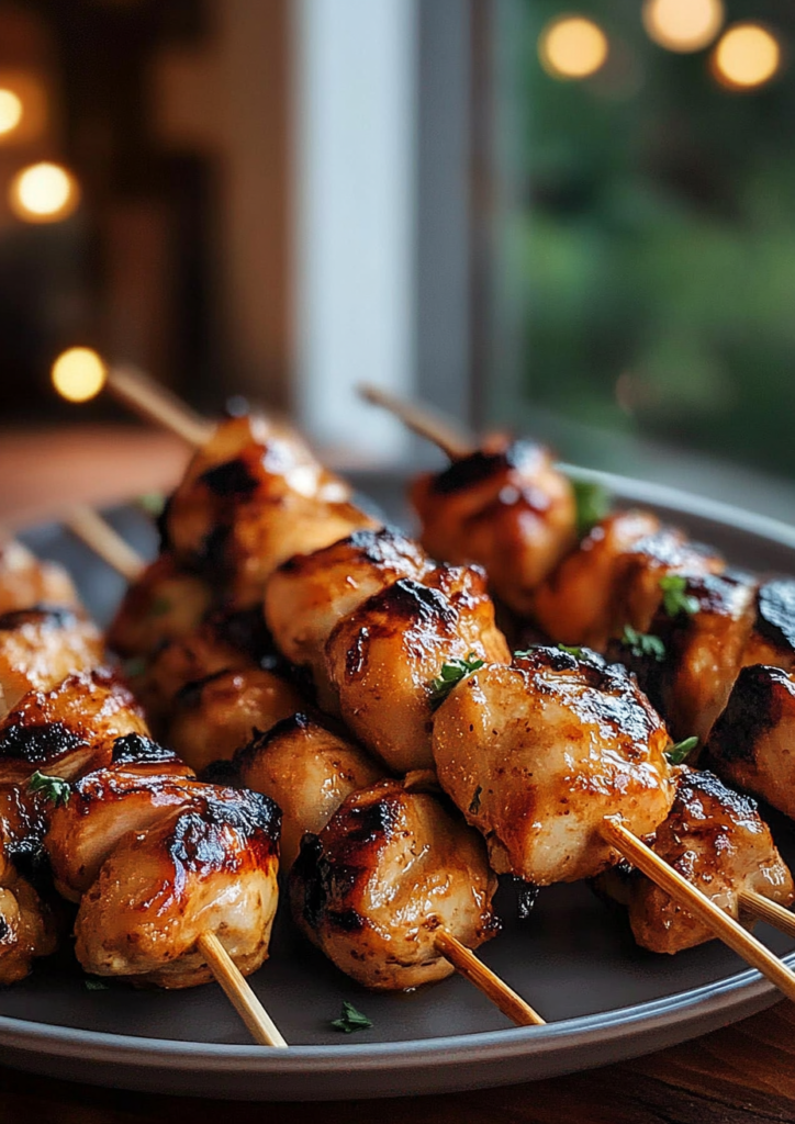 Firecracker Chicken Skewers