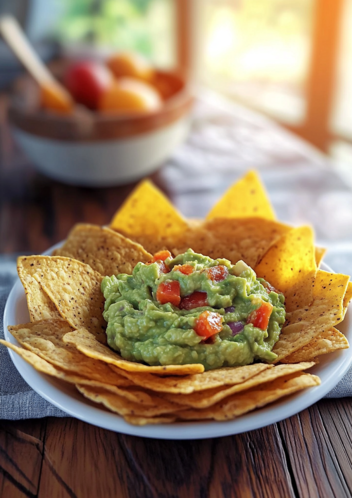 chips and guacamole summer snack