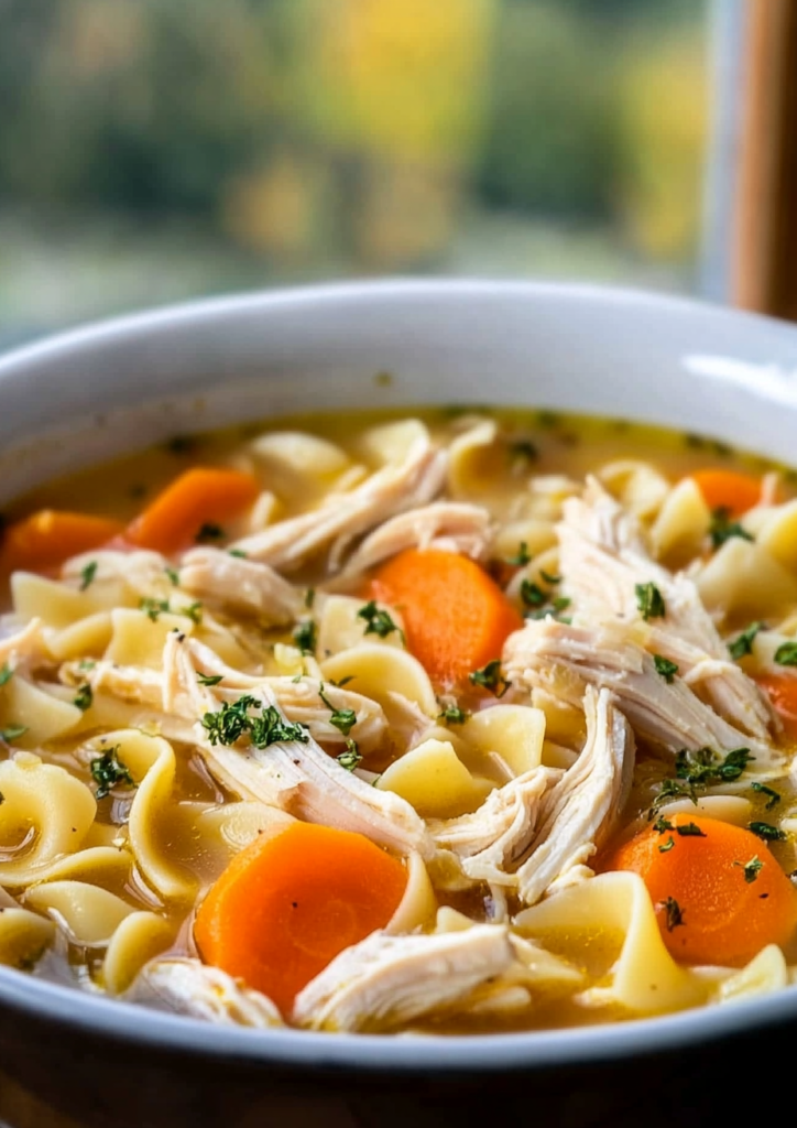 Crockpot Chicken Noodle Soup