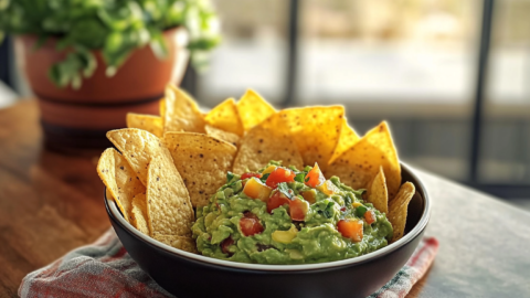 chips and guacamole summer snack