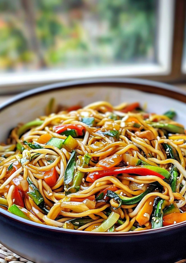 Zucchini Chow Mein