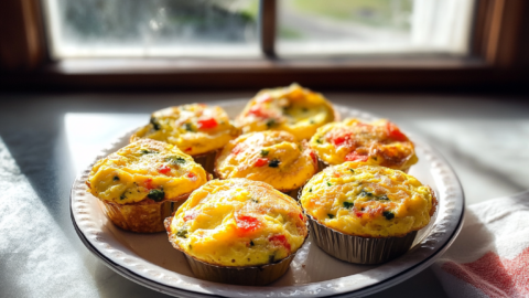 muffin tin omelets