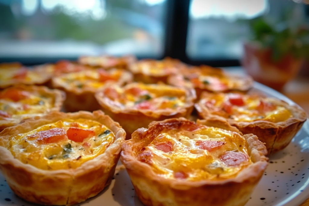 Mini quiches for lunch boxes