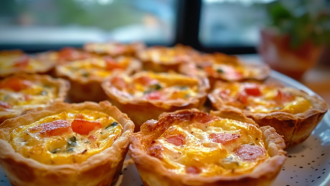 Mini quiches for lunch boxes