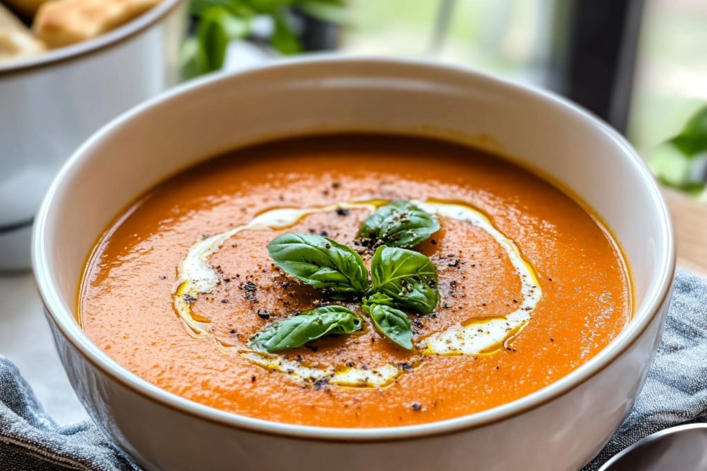 Creamy Tomato Basil Soup