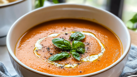 Creamy Tomato Basil Soup