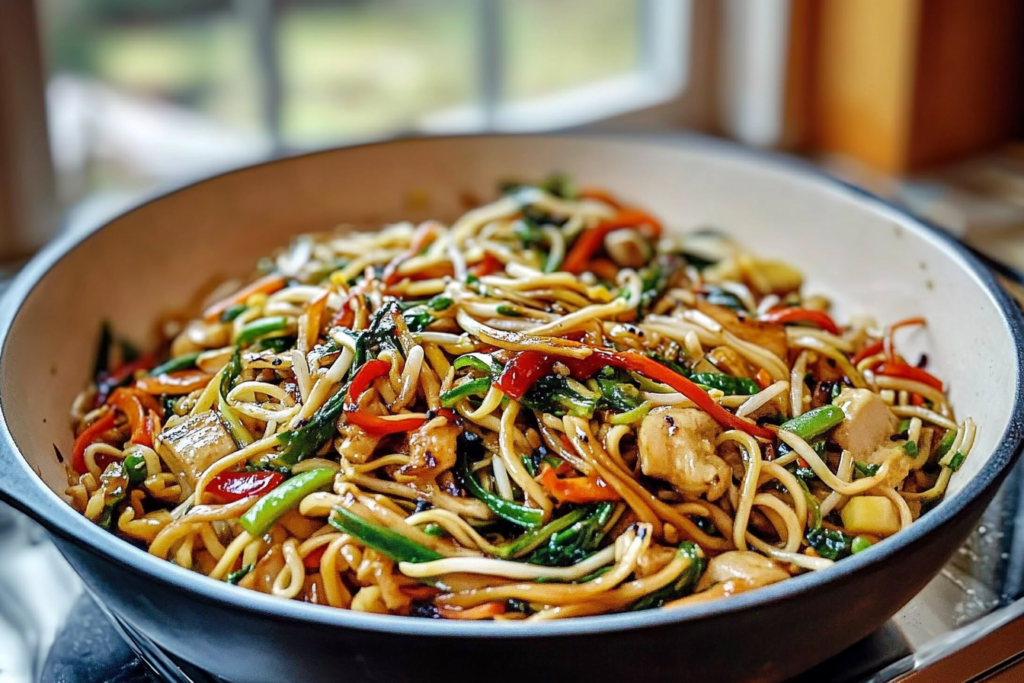 Zucchini Chow Mein