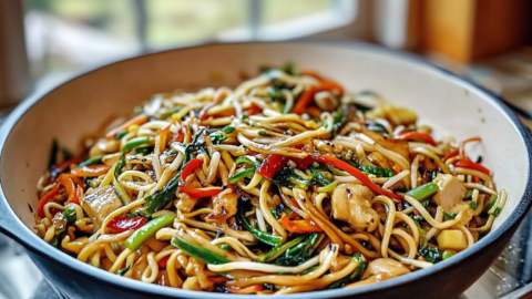 Zucchini Chow Mein