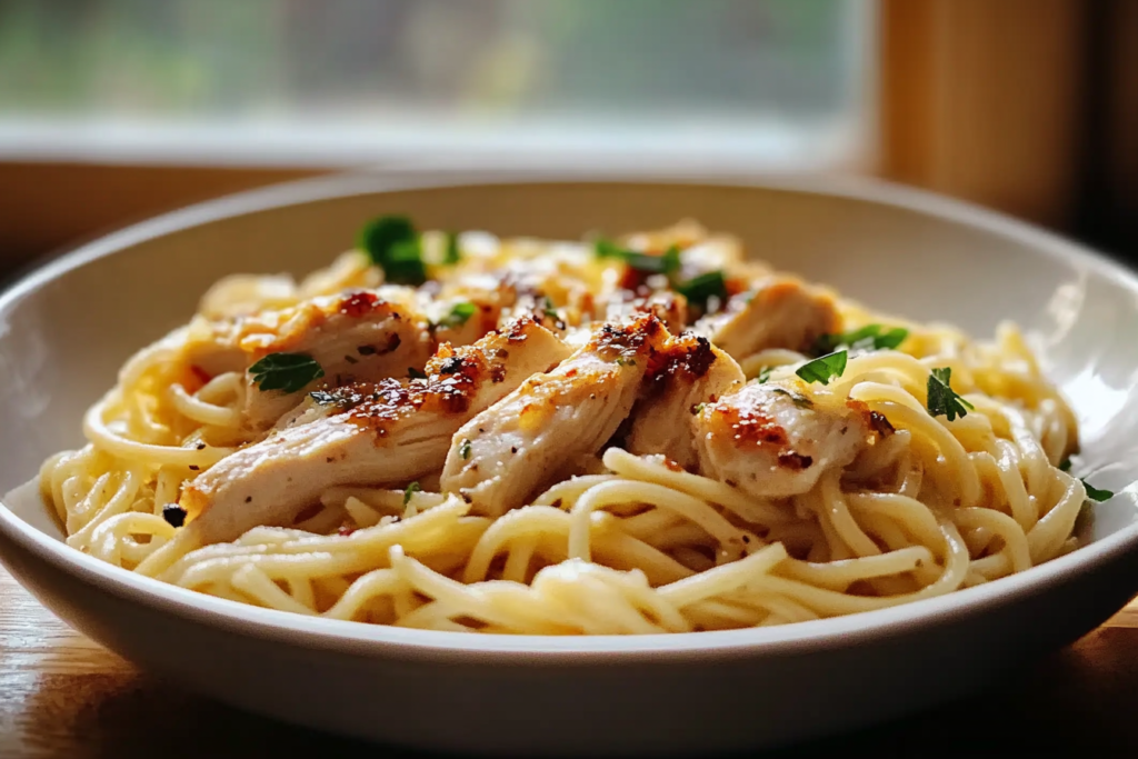 Buttery Chicken Noodles
