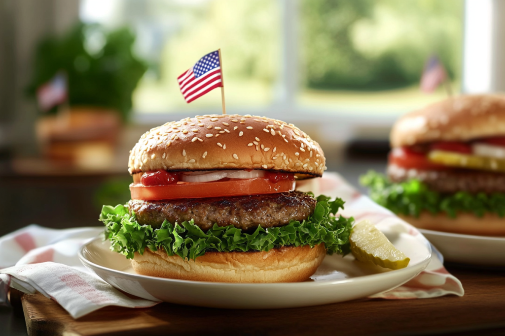 4th of July burgers