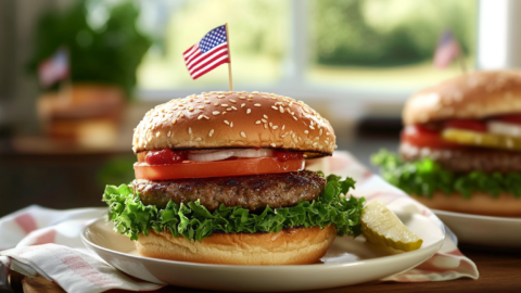 4th of July burgers