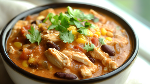 Crock Pot Cream Cheese Chicken Chili