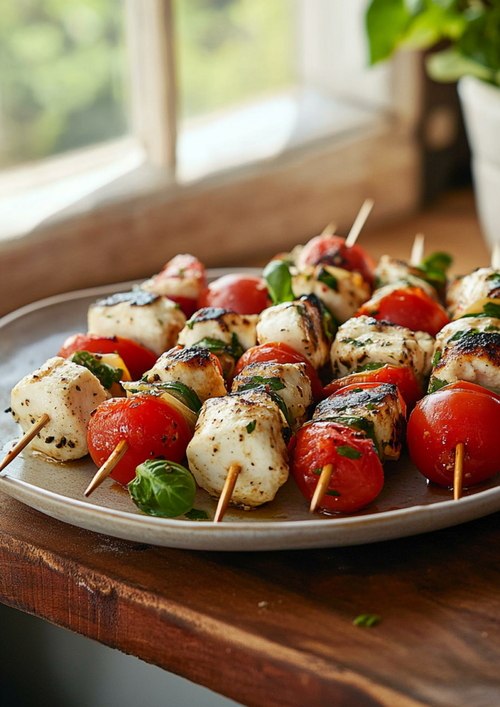 Caprese skewers recipe